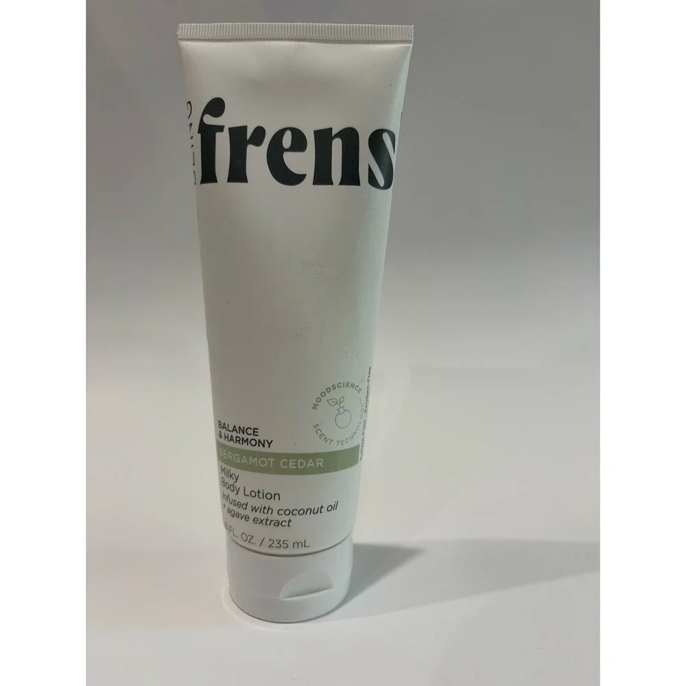 Frenshe Bergamot Cedar Milky Body Lotion 8 oz Balance & Harmony Coconut Oil NEW